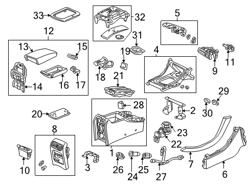Pocket *NH167L* Diagram for 88320-S0K-A01ZB