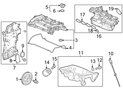 2024 Honda Accord CAMSHAFT, IN Diagram for 14110-69F-A00