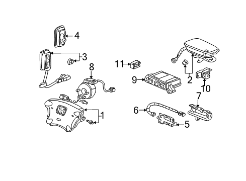 Module Kit (Ivory) Diagram for 06783-S9A-A80ZC