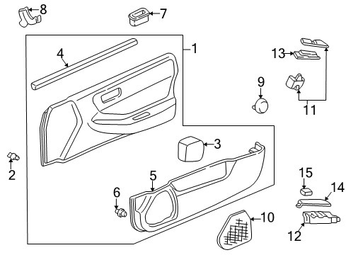 Lid R *YR164L* Diagram for 83503-ST8-010ZB