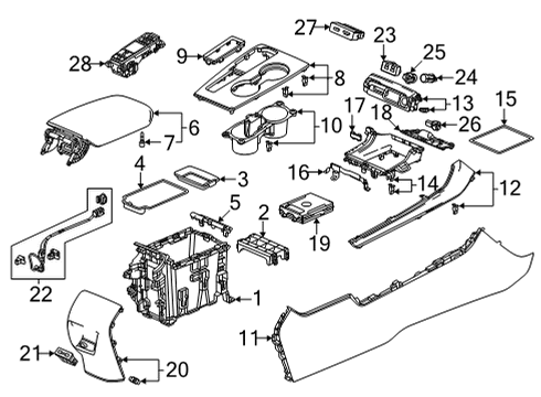 2022 Honda Accord CHARGER UNIT Diagram for 8A370-T20-A01