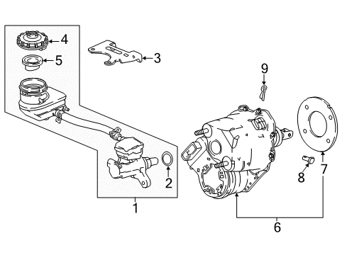 01462-TVA-A63 - Genuine Honda Master Cylinder Set