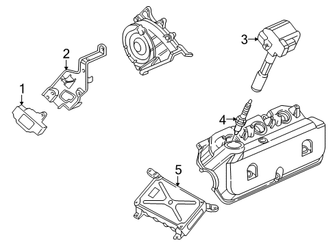 Control Module Engine Diagram for 37820-P5A-307