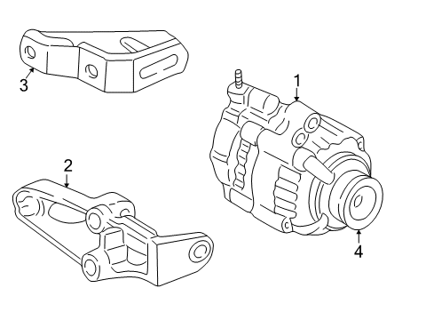 Alternator Assembly (Remanufactured) Diagram for 06311-P3F-J01RM