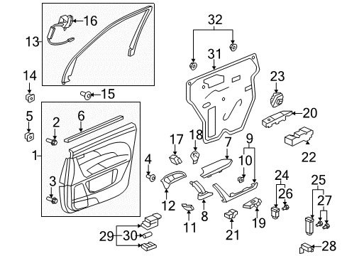 Grip R *YR351L* Diagram for 83502-STX-A11ZD