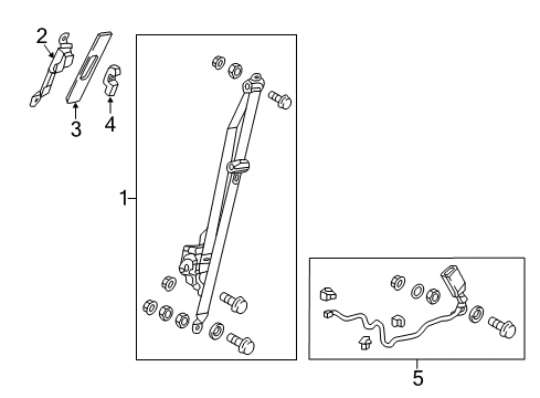 Buckle Se*NH900L* Diagram for 04816-TBA-A30ZA