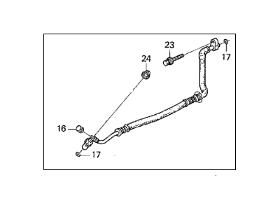 Honda 80311-SW5-A01 Hose Suction Honda 80311-SW5-A01 Hose Suction