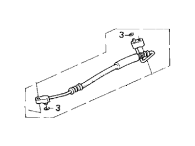 Honda 80315-SP0-013 Hose Discharge 80315-SP0-013 Honda Hose Discharge Illustration 1 of 1