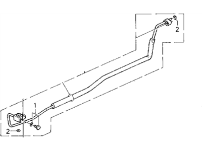 80341-SP0-A02 Honda Pipe A Receiver Illustration 1 of 1
