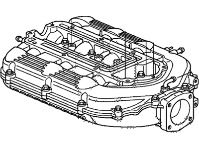 17160-RK1-A00 Honda Mnfld Complete, In Illustration 1 of 1