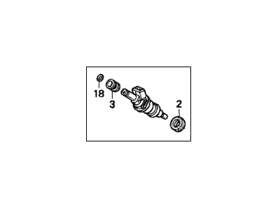 06164-PR4-020 Honda Injector Set Fuel Illustration 1 of 1