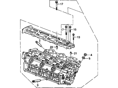 1997 Honda Accord Valve Cover - 12331-PH7-003