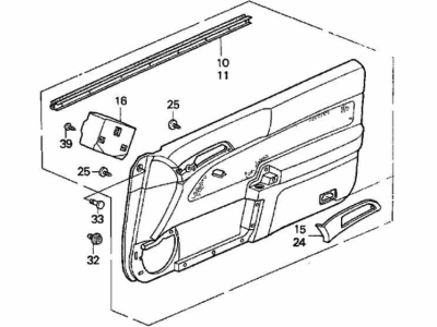 83501-SY8-A01ZB Honda Base R *NH283L* Illustration 1 of 1