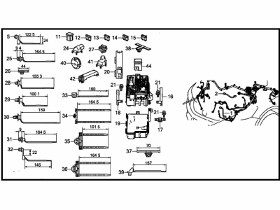 Honda 32200-T2A-A62 Wire Harness, Engine Room