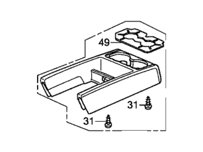 2007 Honda Ridgeline Cup Holder - 83405-SJC-A01ZA