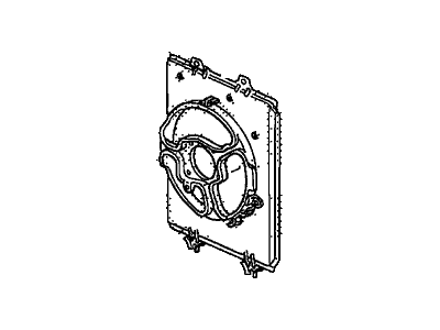 Honda 38615-RJE-A01 Sub Shroud