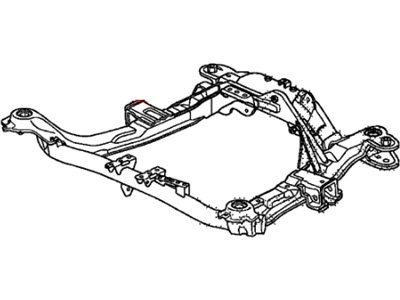 Honda 50200-SJC-A01 Sub-Frame, Front