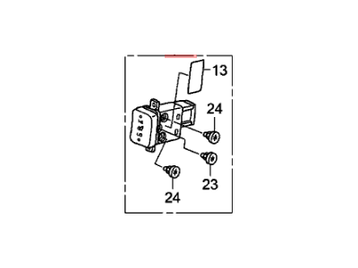 Honda 35600-SJC-A01ZA Switch Assembly, Passenger Side Heated Seat (Warm Gray)