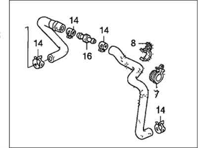 Honda 46402-SJC-A02 Tube Assy., Master Power