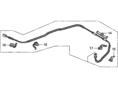 Honda 39160-SJC-A01 Feeder Assembly, Antenna