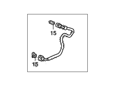 Honda 16720-RJE-A01 Hose, Fuel Feed