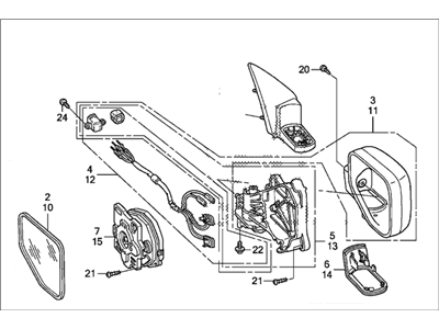 Honda 76250-SJC-A01ZF