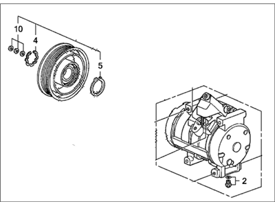 Honda Ridgeline A/C Compressor - 06388-RGL-505RM