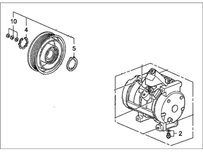 2007 Honda Odyssey A/C Compressor - 38800-RGL-A01RM