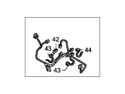 Honda 32157-SJC-A00 Sub-Wire Harness, Air Conditioner