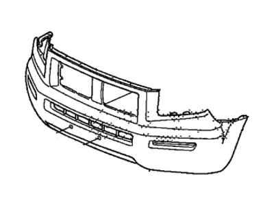 Honda 04711-SJC-A90ZZ Face, Front Bumper (Dot)