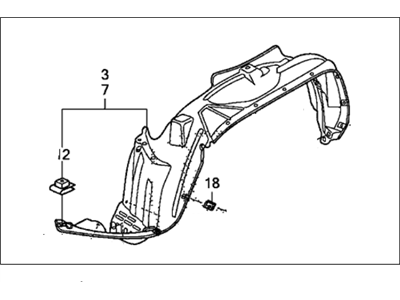 Honda 74151-SJC-A01