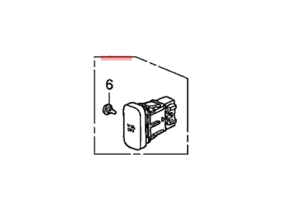 Honda 35300-SJC-A01ZA Switch Assy., Vsa Off *NH574L* (TU WARM GRAY)