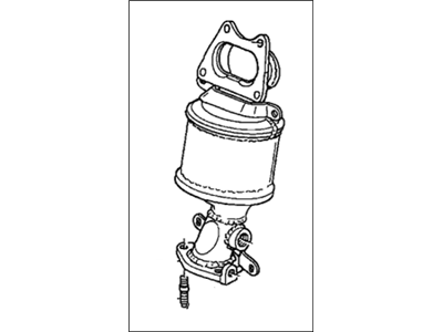 Honda 18290-RJE-A00 Converter, RR. Primary