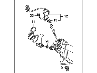 Honda 15811-RCA-A01 Valve Assembly, Spool