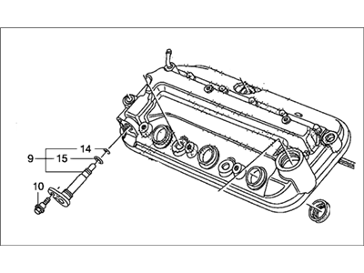 Honda 12310-RCA-A03 Cover, FR. Cylinder Head