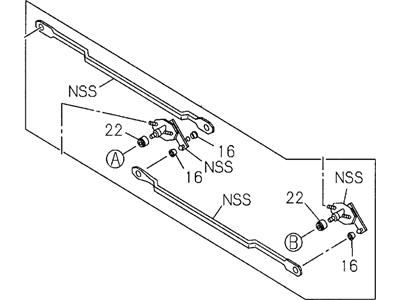 2001 Honda Passport Wiper Linkage - 8-97365-747-0