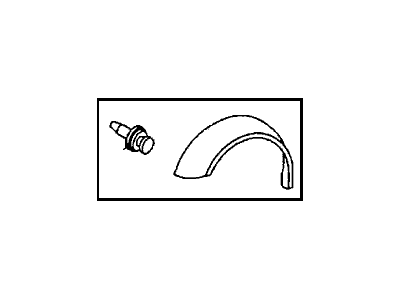 Honda 8-97291-699-3 Molding, L. Wheel Arch