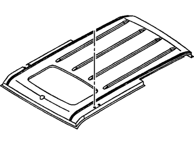 Honda 8-97123-585-5 Panel, Roof