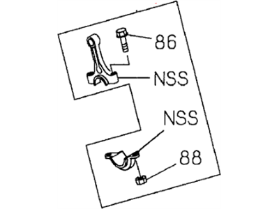 Honda 8-97136-202-0 Rod Assy., Connecting