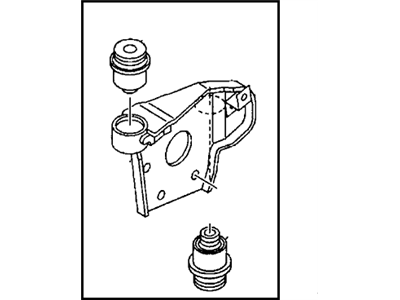 Honda 8-97125-442-0 Bracket, R. Axle Case (Gear Ratio 41/10)