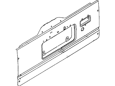 Honda 8-97357-243-1 Panel Tail Gate