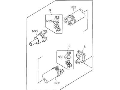 1998 Honda Passport Drive Shaft - 8-97125-295-0