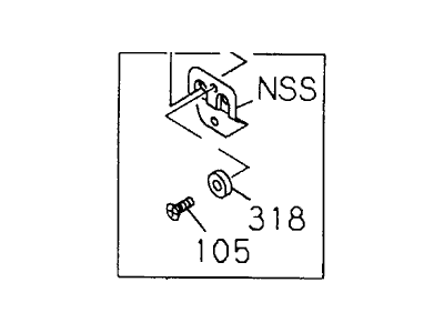 Honda 8-97148-450-0 Slider, R. RR.