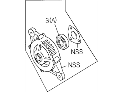 Honda Passport Alternator Case Kit - 8-97205-071-0