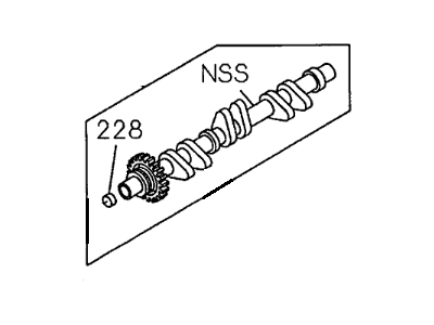 1999 Honda Passport Camshaft - 8-97136-139-1