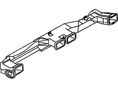 Honda 8-97121-718-2 Duct Center