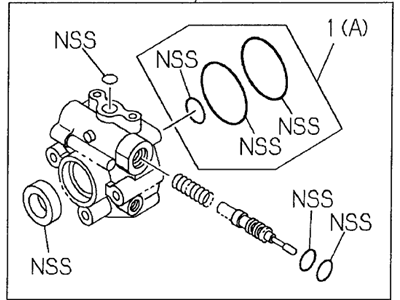 Honda 8-97205-626-0 Repair Kit, Oil Pump