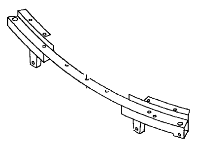 Honda 8-97214-690-1 Reinforcement Bumpe