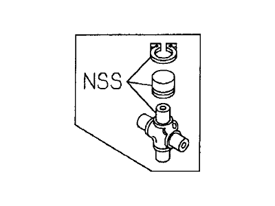 2002 Honda Passport Universal Joint - 8-97182-165-0