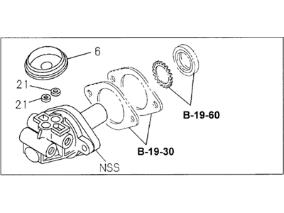 Honda 8-97308-563-0 Repair Kit, Brake Master Cylinder